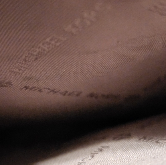 Michael‎ Kors Jet Set Travel Large Double Zip Phone Wallet Brown Luggage - Picture 6 of 7